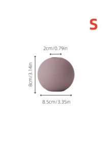 Um Vaso Esférico Dourado de Luxo Suave, Adequado para a Sala de Estar, Sala de Jantar, Escritório, Corredor...