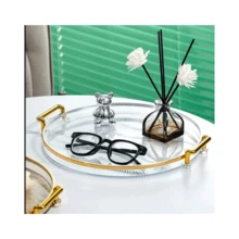1 Piece Luxury Table Serving Tray With Double Handles - 彩色 - 查看 2