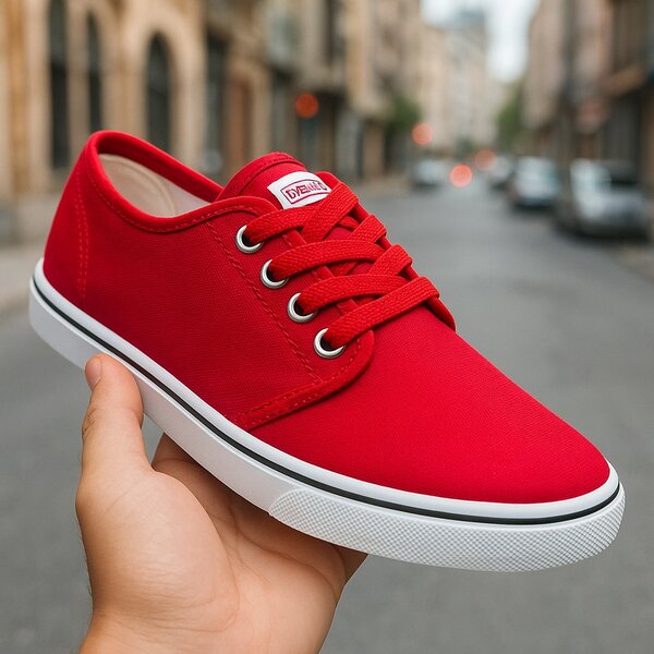 Tenis urbano lona estampado flores Confort Básico Tela  ANUDADO  para uso sport  Oficina o Casa  en Primavera verano