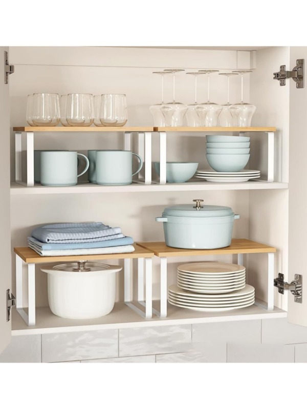 Kitchen Storage Seasoning Bowls, Dishes, Plates, Pots, Shelves, Countertops, Cabinets, Partitions, Shelves, Kitchen Countertops, Elevated Shelves