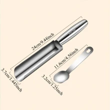 1 pezzo Strumento per formare le polpette, in acciaio inox 304, pressatrice per polpette manuale antiaderente, set per polpette e falafel in acciaio inox - antiaderente, utensile da cucina multifunzione per formare polpette, impasto e palline di riso sorbetto, dalla forma perfetta, strumenti per la cucina di casa