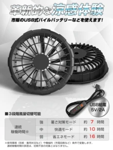 Fan-Equipped Vest, Short Sleeves, Battery Included, USB Powered, 3-Level Adjustment, Powerful Airflow, 2025 Latest Model, Fan-Equipped Workwear, Lightweight, Thin, Cool, Breathable, Heatstroke Prevention, Unisex, Reduces Sweat Odor, Fully Washable - 軍綠色 - 查看 2