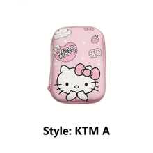 Sanrio 1 Hello Kitty Reißverschluss Tasche, geeignet zum Aufbewahren von Datenkabeln und tragbarem elektronischem Zubehör, stoßfest, druckfest und langanhaltend.