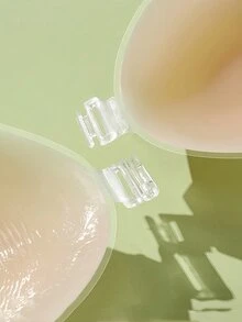 Invisible Push Up Bra, Adhesive Bra, Silicone Push Up Strapless Bra For Backless Dress, Wedding Dress - Khaki - View 4