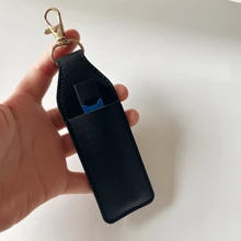1 Stück Tragbare PU Tasche Anti-Verlust Halter mit Schlüsselanhänger für Verdampfer Geräte, Raucher Zubehör