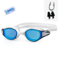 UV Protection Swimming Goggles For Men, Women, Teens - One-Piece Design Nose Bridge - Multicolor - View 7