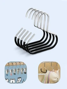 1/2/4pcs Multi-Functional Round Hanging Hooks, Storage Rack, Wardrobe Organizer - Saves Space, For Hats, Scarves, Ties, Belts, Bras Etc. - Multicolor - View 3