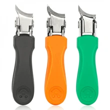 Angled Nail Scissors, Wide Nail Scissors, Super Sharp, Toenail Scissors, About 9.5cm (3.7in) Professional German Thick Nail Scissors, Unisex, Suitable For Pregnant Women, With Storage Cover
