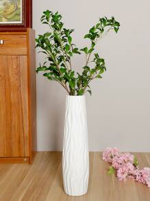 1pc Large Modern Floor Standing Vase For Home Decoration - Lightweight Plastic Decorative Vas Room Decor, Room Decor Aesthetic, Room Decor For Teen Girls, Aesthetic Room Decor