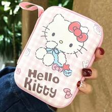 Sanrio 1 Hello Kitty Reißverschluss Tasche, geeignet zum Aufbewahren von Datenkabeln und tragbarem elektronischem Zubehör, stoßfest, druckfest und langanhaltend.
