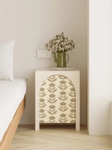 Home Decoration Wallpaper Home Furniture Renovation Stickers PVC Waterproof Flower Bedroom Wallpaper, Flower Leaf Peel And Stick Wallpaper Stickers For Furniture Covering