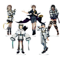 1pc Anime Milgram 15cm Acrylic Display Stand Keychain Cosplay,Suitable For Bags And Keys,Small Key Ring Accessories Decor,Id Al-Adjha A Graduation Gift For Friends, Car Accessories Bag Charm Backpack For School