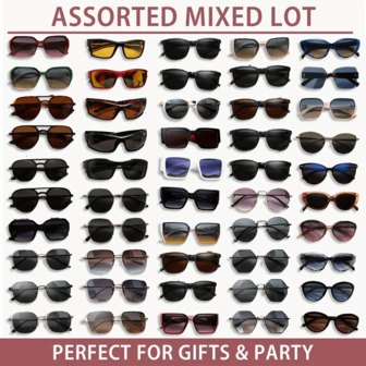 30 Pairs Sunglasses And Blue Light Glasses Combination Glasses Randomly Selected Quality UV400 Bulk Lot Wholesale Fashion Sunglasses Eyeglasses Assorted Men Women Styles