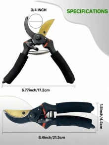 1/2件套修枝剪，专业花园果树修枝剪，家用树枝剪，强力修枝剪，花园园艺工具 - 彩色 - 查看 16