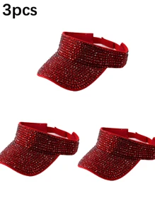 1pc Women's Premium Jewel Encrusted Colorful Rhinestone Embellished Baseball Cap, Dazzling & , Suitable For Daily Commute, Sports, Outdoor Activities