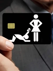 1pc/2pcs Abstract Card Sticker Set, Creative Anti-Fingerprint Anti-Scratch Decal For Bank Card, Transport Card, Credit Card, Student ID, Debit Card DIY Decoration, Cool Gift, Party Decor, Back To School Items,Back To School,School Supplies - Multicolor - View 12