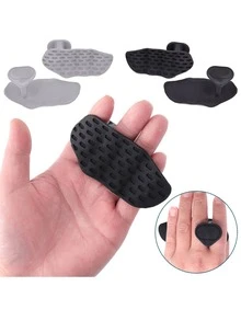 2pcs Unisex Workout Grip Pads: Rubber Fitness Gloves Anti-Slip For Gym Workout, Training Lifting, Dumbbell, Deadlift, Pullups, Sweat-Absorbing Gym Accessories, Sport, Gym, Home Exercise, Sport Accessories, Gym Accessories, CrossFit Accessories - Multicolor - View 9