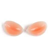 1 Pair Of Apricot Color Rotundity Women's Push Up Silicone Bust Patch Overseas Cordless Invisible Lingerie Teddy Lace Patch,Sticky Bra For Breast Lift Pasties Nipple Covers Invisible Silicone Adhesive Bra Petals Stick On Bra Strapless Bar Push UpBra Backless Bra Sticky Bra Seamless Bra No Show Bra