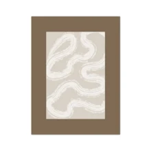1 件波西米亚植物毕加索动物抽象线条帆布画现代画廊艺术印刷品中性色墙壁生活装饰可选画框 - 彩色 - 查看 24