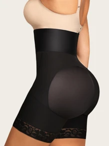 1 PC Women Butt Lifting Shapewear Body Shaper, Tummy Control Panties With Hook Zipper Closure, Black Leggings, Suitable For Various Occasions