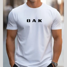 Men's T-Shirt Blouse Cotton Premium Mesh Imported Shirt - 白色 - 查看 2