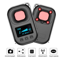 Invisible Camera Detector, Anti-Theft GPS Tracker, Remote Magnetic And Infrared Sensor, Adjustable Sensitivity With Vibration Alerts - Battery & USB Powered For Home And Vehicle Security, Remote Accessory|Sleek Black|Easy Setup System