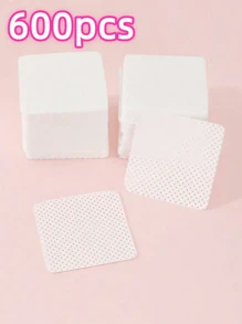 600 Disposable Makeup Remover Pads, 5*5 Cm Disposable Skin Care And Cleaning Sheets, Soft Touch And Easy-To-Use Makeup Remover Water And Nail Polish Remover Wipes, Makeup Remover Pads, Facial Cleansing Products, Convenient To Carry During Travel, Suitable For Facial Care, Makeup, Skin Care, Family Or Travel, Weddings, Parties, Birthdays, Ladies' Gifts, Good Friends, Teachers, New Year, Christmas, Halloween