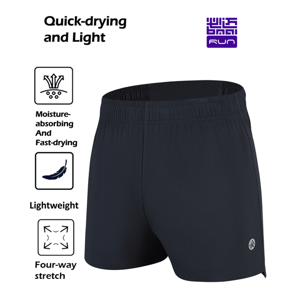 Bmai BMAI Quick-Dry Activewear Shorts For Men And Women, Skin-Friendly Running Shorts For Marathon, Training, Gym, And Fitness Testing