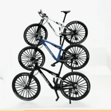 1 pieza Nuevo modelo de bicicleta de aleación de metal, bicicleta de montaña simulada, bicicleta, bicicleta de carretera, juguete decorativo de exhibición, regalo - Multicolor - Ver 6