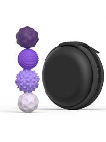 4/8 Piece Magnetic Sensory Stress Ball Set - Silicone Grip Strengthener Toy, Hand And Finger Exerciser With Assorted Patterns - Hand Exercise Tool For Teens And Adults, Finger Strengthening Textured Grip Silicone Construction - Grip Strengthener For Men And Boys, Grip Strengthener For Finger Exercise Games: Travel Essentials, Airplane Activities,