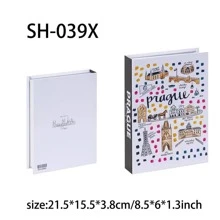 4pcs/Set Famous City Print Faux Books Decor For Coffee Table, Home & Villa Soft Decoration Accessories