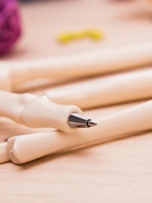 5/3/1pc,Bone Shaped Ballpoint Pen: Black Ink, Finger Pen, Nurse/Doctor Pen - Office Supplies, Writing Tools, Students And Professionals, Back-To-School Gifts, School Supplies,Back To School