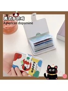 2025 Women's Fashion Card Holder - RFID Blocking Wallet For 20+ Cards (Slim & Stylish Design),For School Supplies,Back To School - Multicolor - View 3