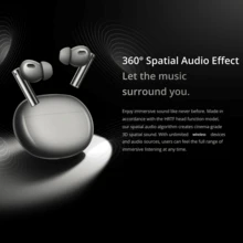 Realme Buds Air6 Pro 无线耳机，50dB 主动降噪，5.3 TWS 真无线耳机，圣诞礼物/赠品 - 黑色 - 查看 7