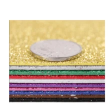 Eva Boards With Glitter 40x48 With 10 Identical Sheets - Choose 1 Color - Various Colors - 白色 - 查看 6