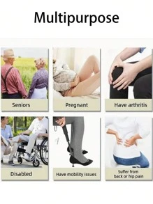 1件装可调节鞋拔器家用长柄鞋拔器鞋垫不锈钢可调节伸缩鞋拔器