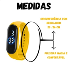 Children's Style Combo Cap + Colorful Glasses + LED Watch - For Children From 3 To 9 Years Old Influencer Kit - Yellow - View 3