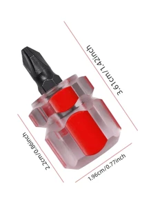 Mini Screwdriver, Iron Alloy Multifunction Slotted Dual Manual Repair Tool For Home, Tools For Men