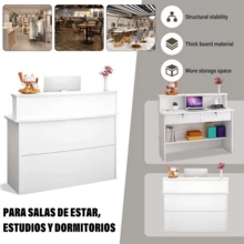 Reception Desks - White - View 9