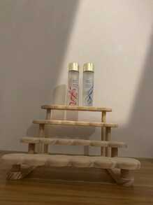 3 Tier Display Riser Stand Wooden Shelf For Perfume Organizer Perfume Display Shelf Figure Display Case Dolls Storage Rack,For Holiday Beach, Bathroom Collection, Bedroom Collection, Large Capacity
