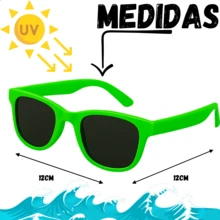 Children's Style Combo Cap + Colorful Glasses + LED Watch - For Children From 3 To 9 Years Old Influencer Kit - Lime Green - View 4