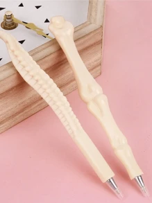 5/3/1pc,Bone Shaped Ballpoint Pen: Black Ink, Finger Pen, Nurse/Doctor Pen - Office Supplies, Writing Tools, Students And Professionals, Back-To-School Gifts, School Supplies,Back To School