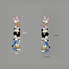 Disney Disney Mickey And Minnie Fun Wall Stickers, Window Decoration, Room Wall Decoration, Suitable For Entrance Door, Bathroom, Kitchen Creative Stickers, Theme Party Supplies, Best Gift For Family Members, Home Office Decoration