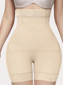 1 PC Women Fajas Tummy Control Shapewear Bottoms,High-Waisted Abdominal Control Shorts , Butt Lifting Panties ,Firm Waist And Lift Buttocks,Black Leggings,Suitable For Various Occasions