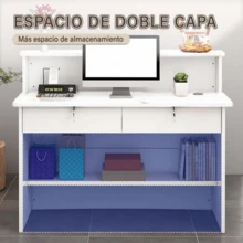 Reception Desks - White - View 6