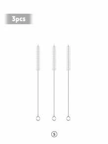 Set de 9 piezas de kit de limpieza con cepillos de 3 tamaños: limpiadores de tuberías extra largos para termos, tazas con boquilla, botellas de agua y tubos, herramientas de limpieza reutilizables de gran