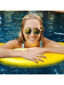 5 Stück/10 Stück aufblasbane Bananen, Wurfspiel Requisite, geeignet für Junggesellinnenabschied, Bachelorparty, Festival Tanzparty, Dekoration für Verlobungsfeier, Pool Party (Wurfring Farbe wird zufällig gesendet)