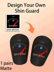 Customized MINIXS Lightweight Shin Guards, Personalized Shin Guards Designed Just For You - Black - View 4