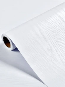 1 件仿白色/木纹壁纸，房间装饰，橱柜/桌子/椅子翻新自粘墙纸墙面装饰贴纸墙纸墙贴墙贴