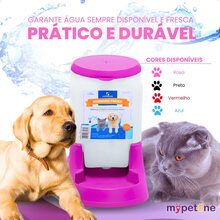 Alvorada Practical Water Fountain Combo 3 Liters - Pink